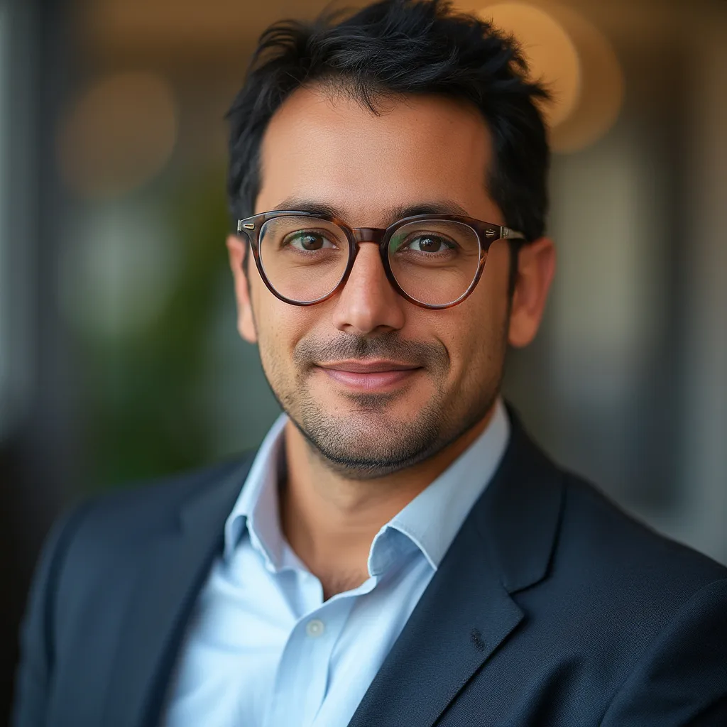 Retrato de Mateo Ríos, Analista Principal de Mercado